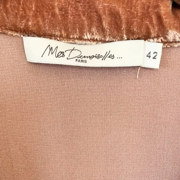 Mes Demoiselle GIACOMO Powder Velvet Shirt - Picture 7 of 10